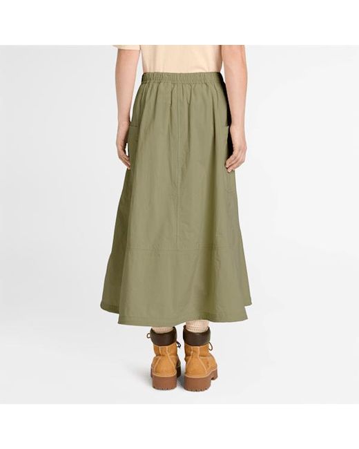 Timberland Green Utility Uv-Protection Cargo Skirt For
