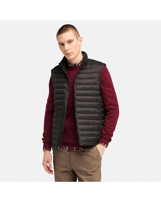 Timberland Black Axis Peak Durable Water-Repellent Vest For for men
