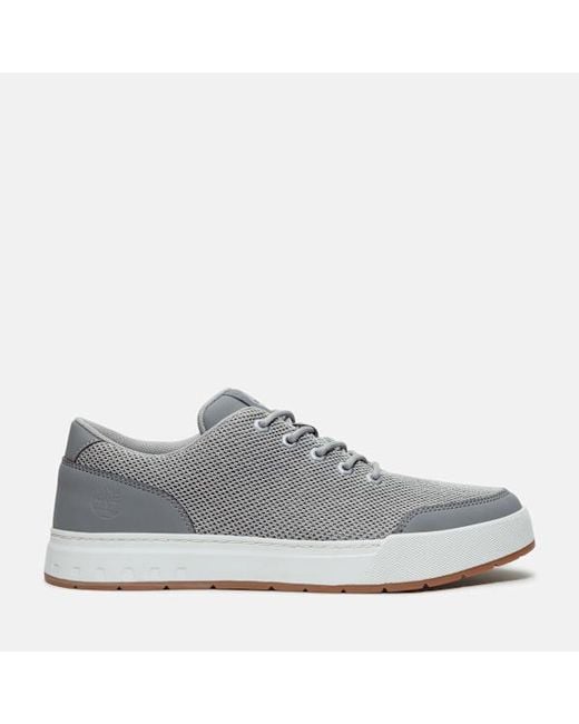 Timberland Gray Maple Grove Low Lace Up Trainer For Men In Light Grey, Man, Grey, Size: 6.5 for men