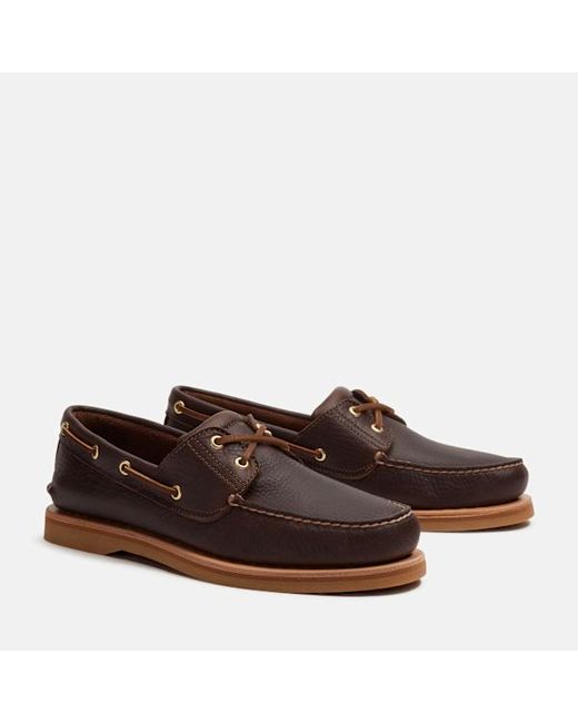 Timberland Brown Crafted Boat Shoe For for men