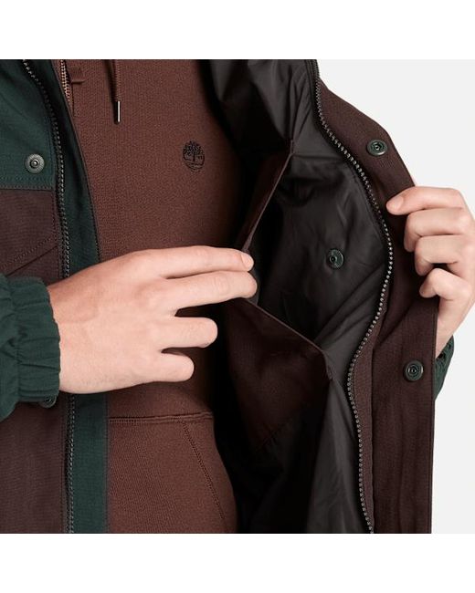 Timberland Green Weatherline Archive-Inspired Parka For for men