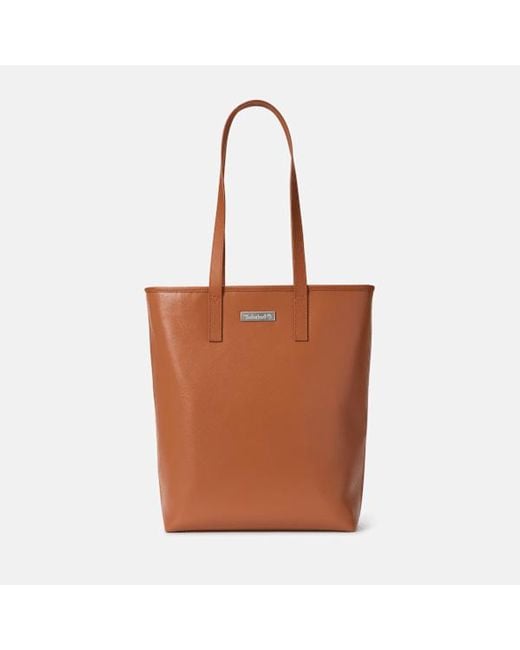 Timberland Brown Leather Tote Bag
