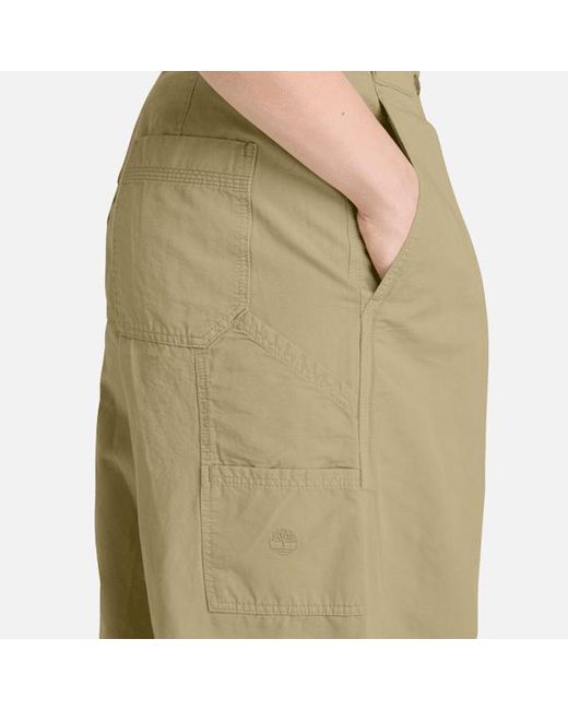 Timberland Natural Utility Cotton Linen Trouser For