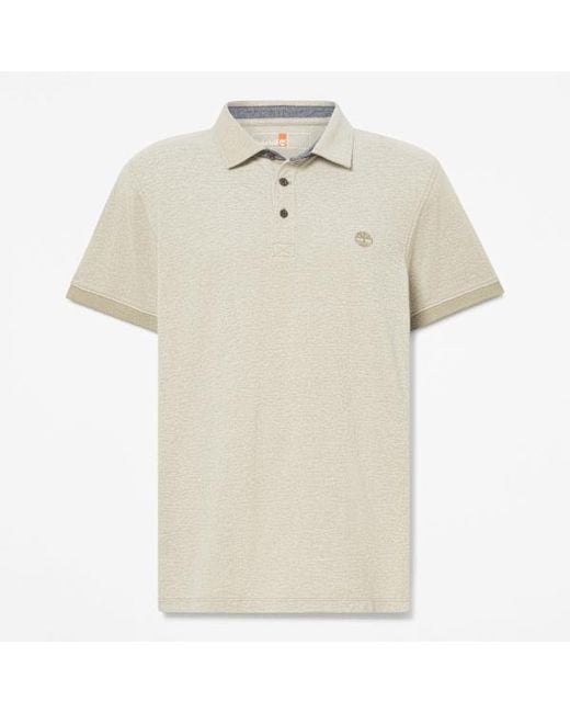 Timberland Natural Baboosic Brook Oxford Short-Sleeve Polo For for men
