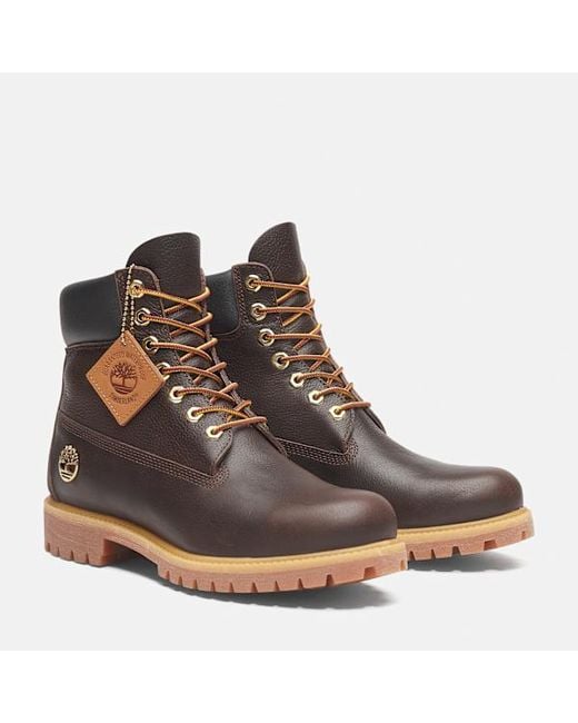 Timberland Brown Premium Espresso 6-Inch Waterproof Boot For for men