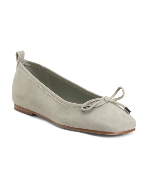 Tj Maxx Gray Suede Ubet Ballet Flats For