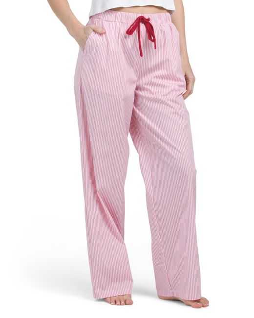 Tj Maxx Pink Drawstring Mid Rise Pants For Nylon/Spandex/Cotton