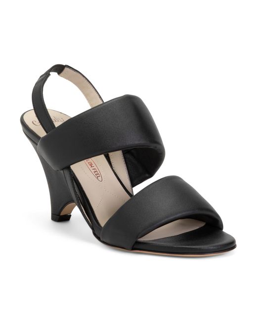 Tj Maxx Black Leather Cambiano 2 Strap Heels For