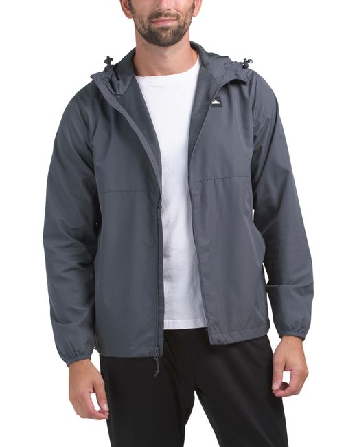 Tj Maxx Blue Windbreaker Jacket For Polyester for men