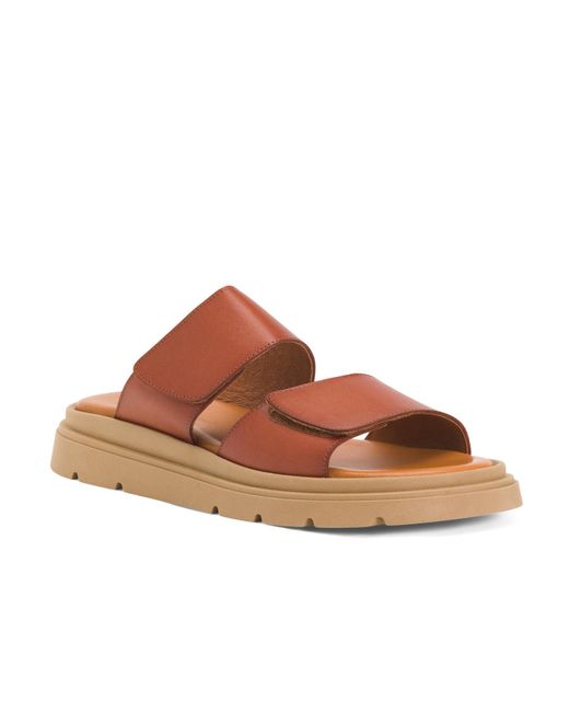 Tj Maxx Brown Leather Aria Sandals For