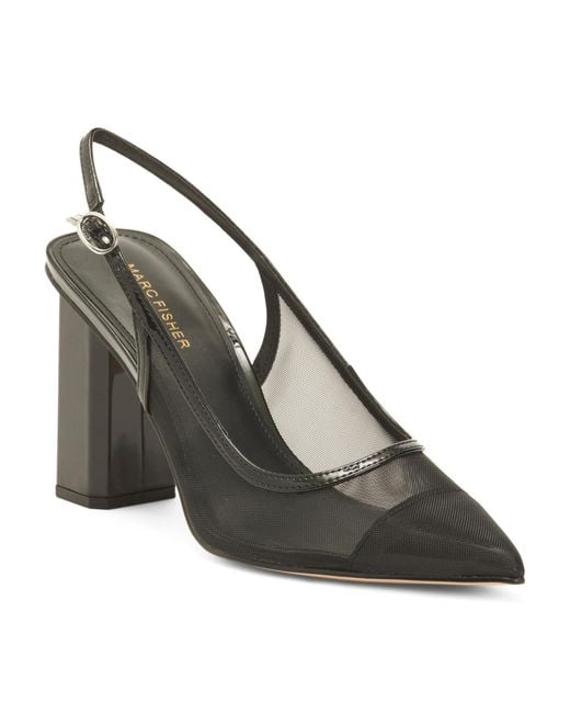 Tj Maxx Metallic Deezar Mesh Slingback Pumps For Leather