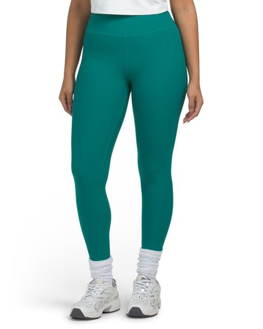 Tj Maxx Green High Rise Leggings, Nylon/Spandex