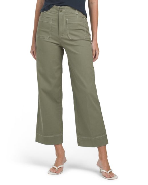 Tj Maxx Green Wide Leg Pants For Cotton