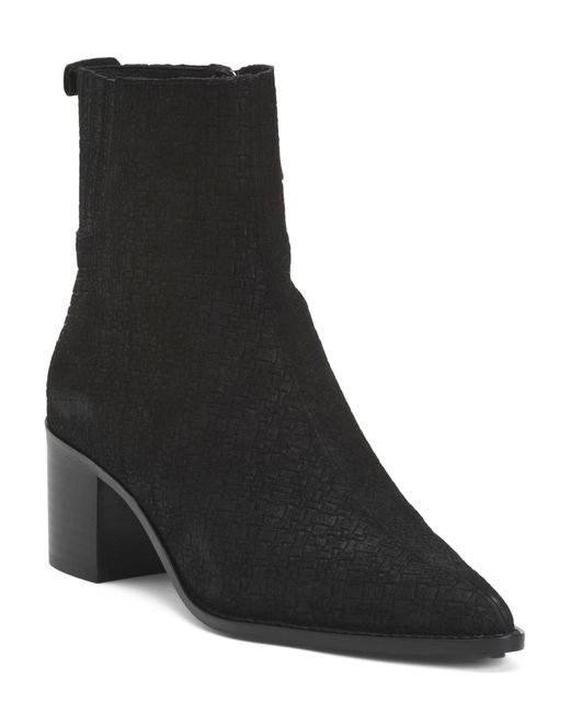 Tj Maxx Black Suede Milly Ankle Booties For