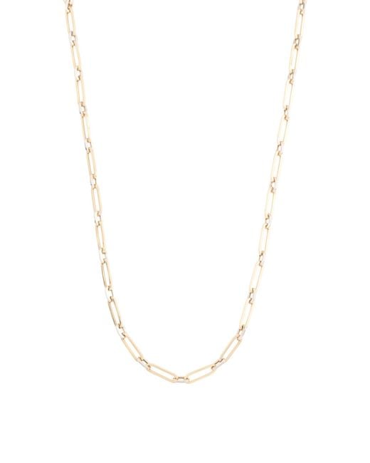 Tj Maxx White 14Kt Paperclip Necklace For