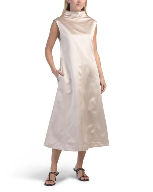 Tj Maxx Natural Silk Blend Dress For