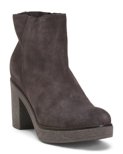 Tj Maxx Brown Suede Booties For