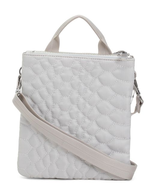 Tj Maxx Gray Nancy Sustainably Made Crossbody With Top Handle For Leather