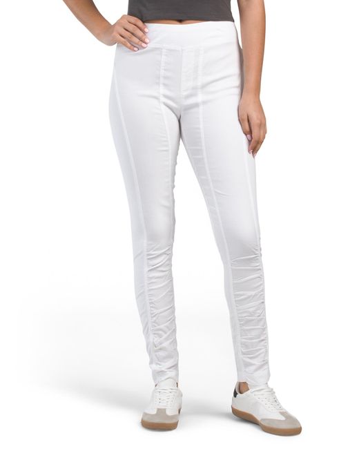 Tj Maxx White Twill Alexa Pants For Spandex/Cotton