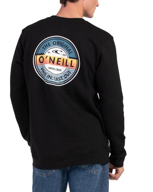 Tj Maxx Black Tanger Crew Neck Sweatshirt For Cotton/Polyester for men