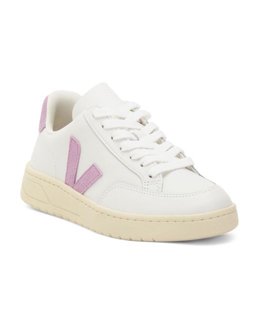 Tj Maxx White Leather V 12 Sneakers For Leather/Suede