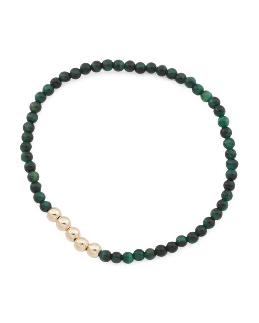 Tj Maxx Black 14Kt Tiger Eye Stretch Bracelet