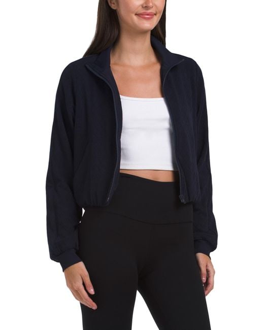 Tj Maxx Black Knit Active Jacket, Spandex/Polyester