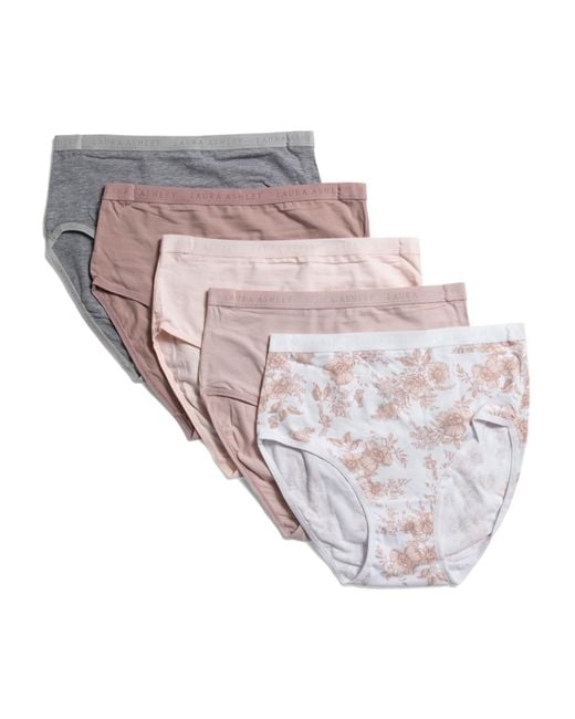 Tj Maxx White 5Pk Organic Cotton Blend Briefs For Spandex/Cotton