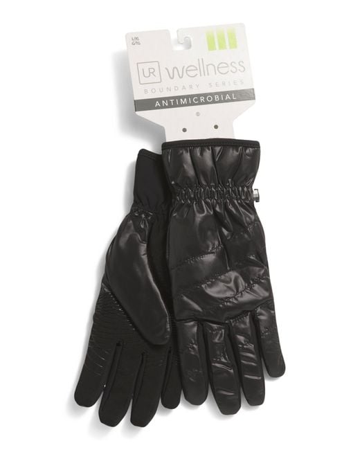 Tj Maxx Black All Weather Puffer Gloves For Nylon/Polyester