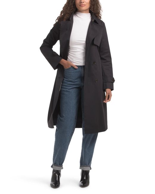 Tj Maxx Black Dean Trench Coat, Cotton