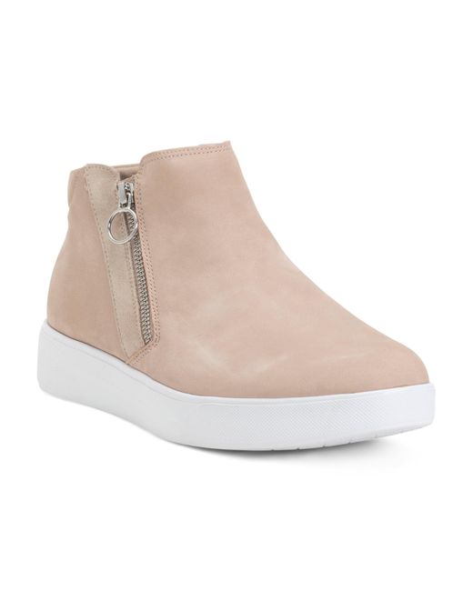 Tj Maxx Natural Suede Viera Zip Comfort Booties For