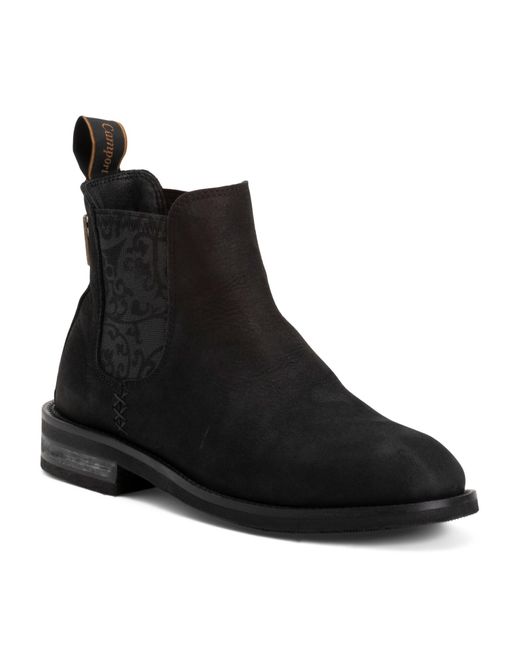Tj Maxx Black Leather Waterproof Comfort Booties For