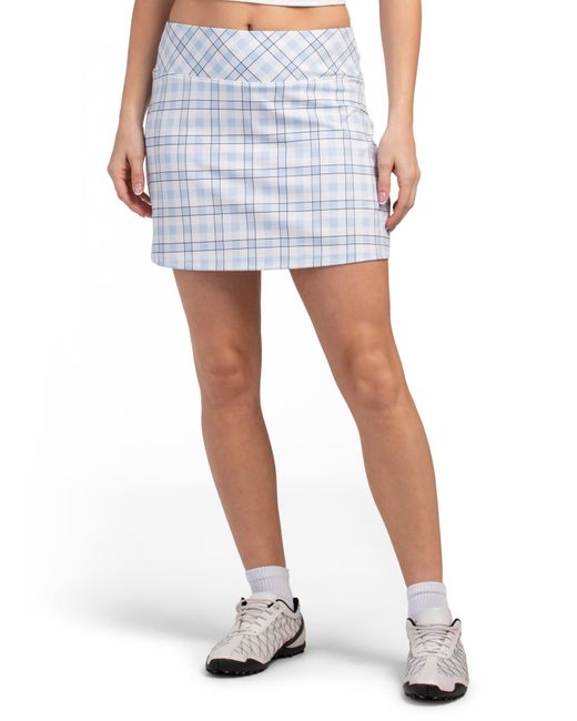 Tj Maxx Blue Active A-Line Skort, Spandex/Polyester