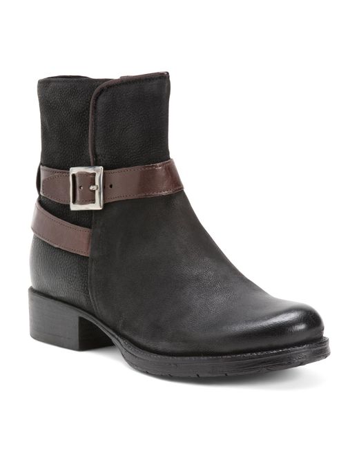 Tj Maxx Black Leather Novo Booties For