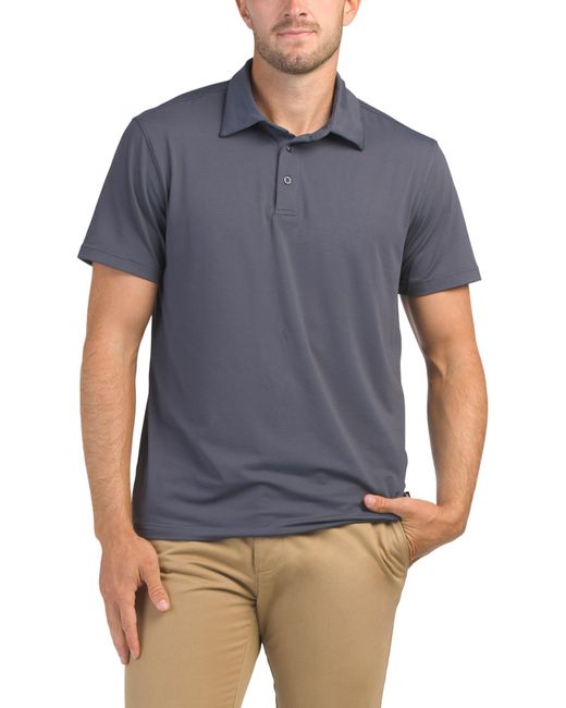Tj Maxx Blue Super Stretch Prestige Polo For Spandex/Polyester for men