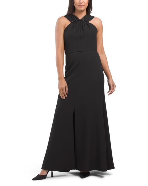 Tj Maxx Black Genesis Maxi Dress For Polyester