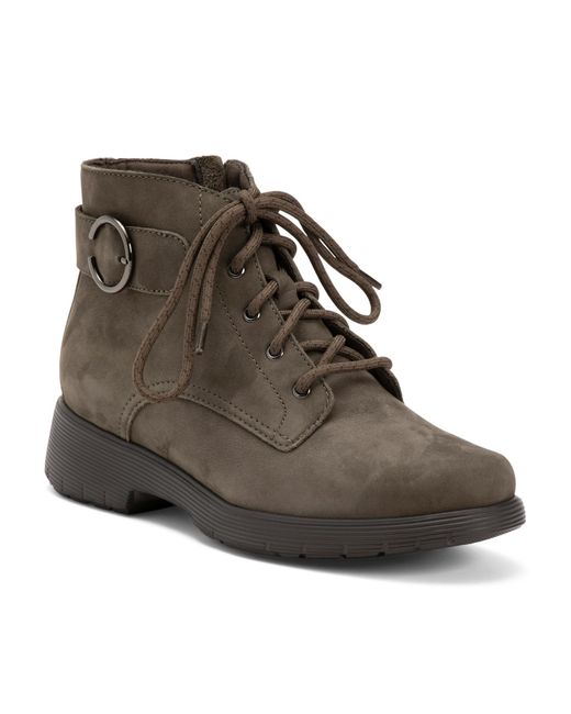 Tj Maxx Brown Suede Buckley Comfort Hiker Boots For