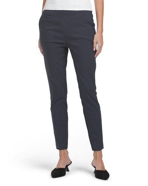 Tj Maxx Blue Super Stretch Ankle Pants For Nylon/Spandex/Rayon