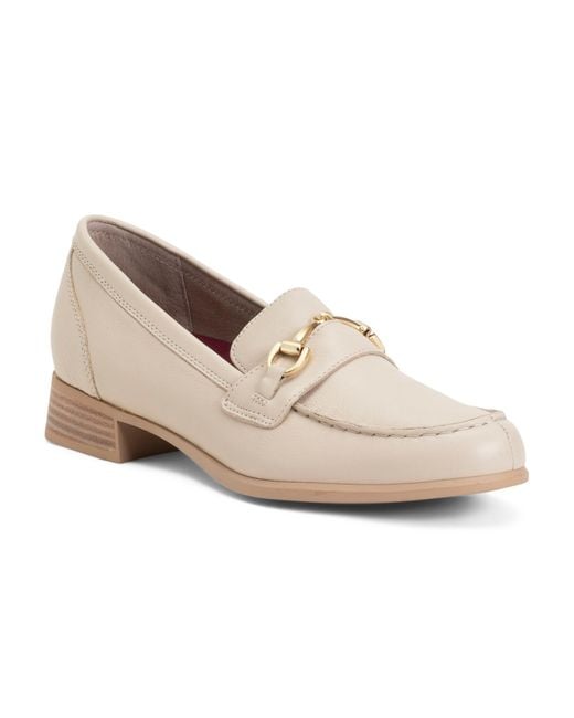 Tj Maxx White Leather Gryffin Comfort Bit Loafers For Leather