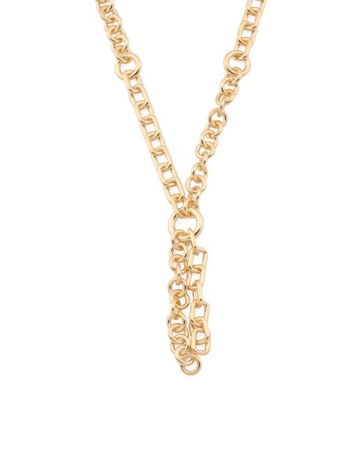 Tj Maxx Metallic 14Kt Tie Necklace For