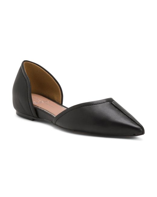 Tj Maxx Brown Leather Doria Flats For
