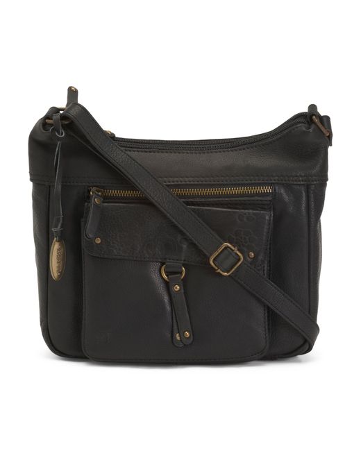 Tj Maxx Black Leather Briarwood Shoulder Bag For