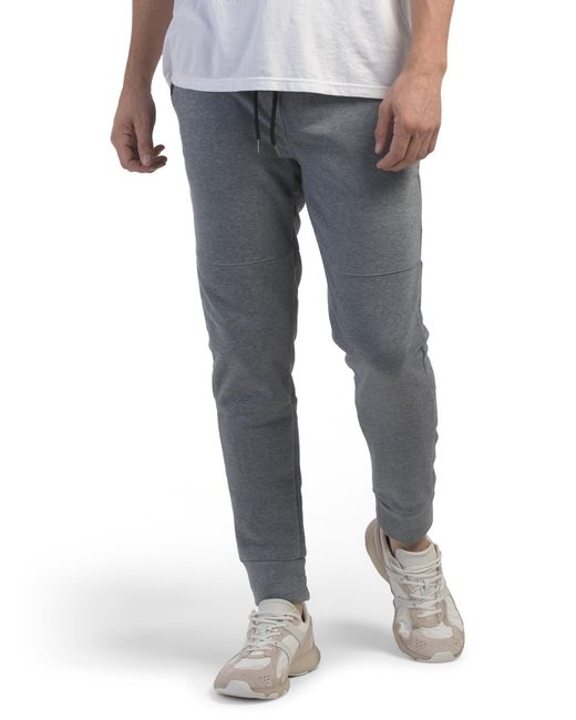 Tj Maxx Blue Fleece Joggers With Waterproof Zip Pockets For Cotton/Polyester for men