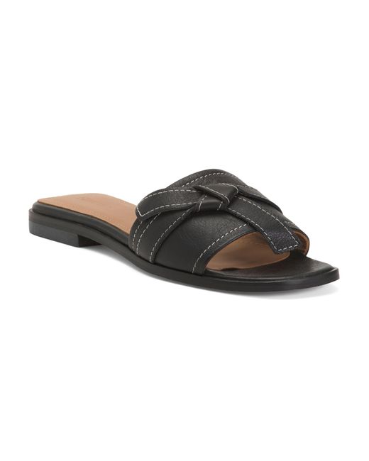 Tj Maxx Brown Leather My Flat Sandals For