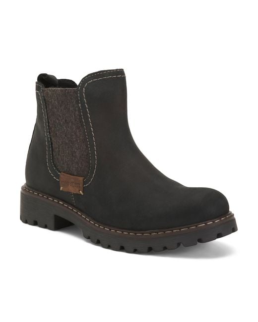Tj Maxx Black Leather Marta 03 Booties For