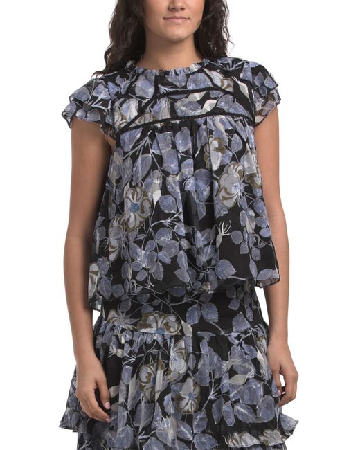 Tj Maxx Gray Maya Top For Polyester