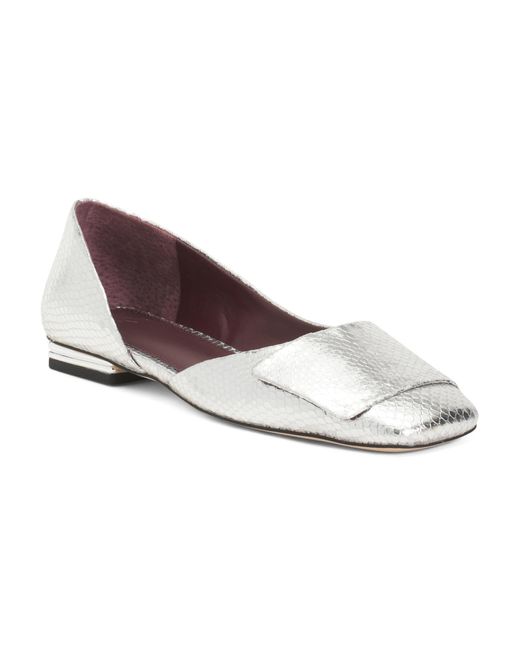 Tj Maxx White Leather Tracy Flats For