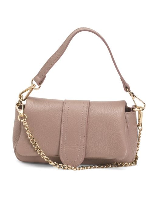 Tj Maxx Pink Leather Mini Crossbody Bag, Leather