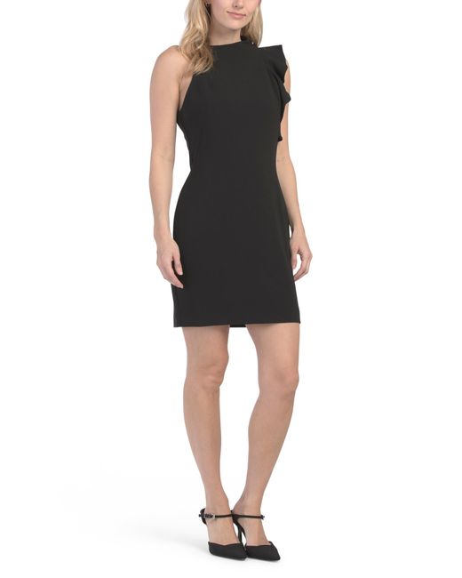 Tj Maxx Black Pabla Mini Dress For Viscose