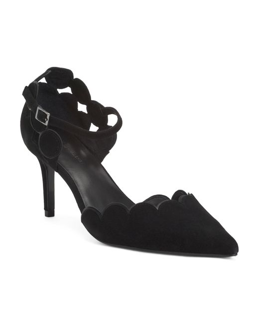 Tj Maxx Black Suede Praise Pumps For Leather/Suede